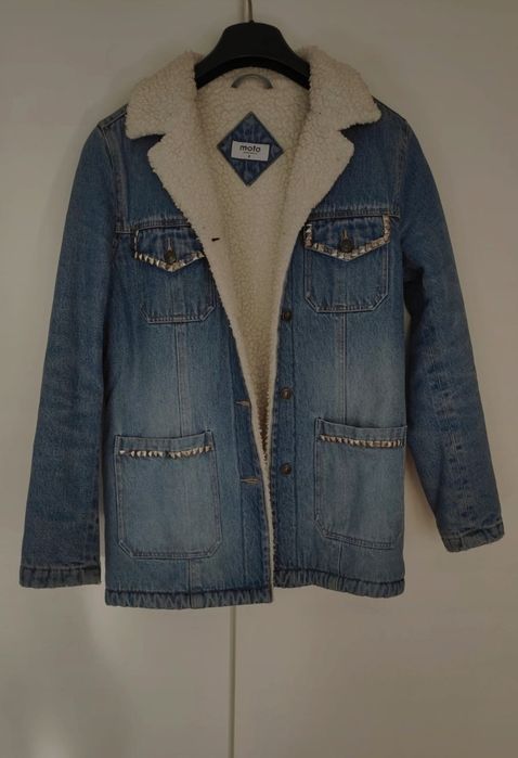 Kurtka jeansowa z misiem S