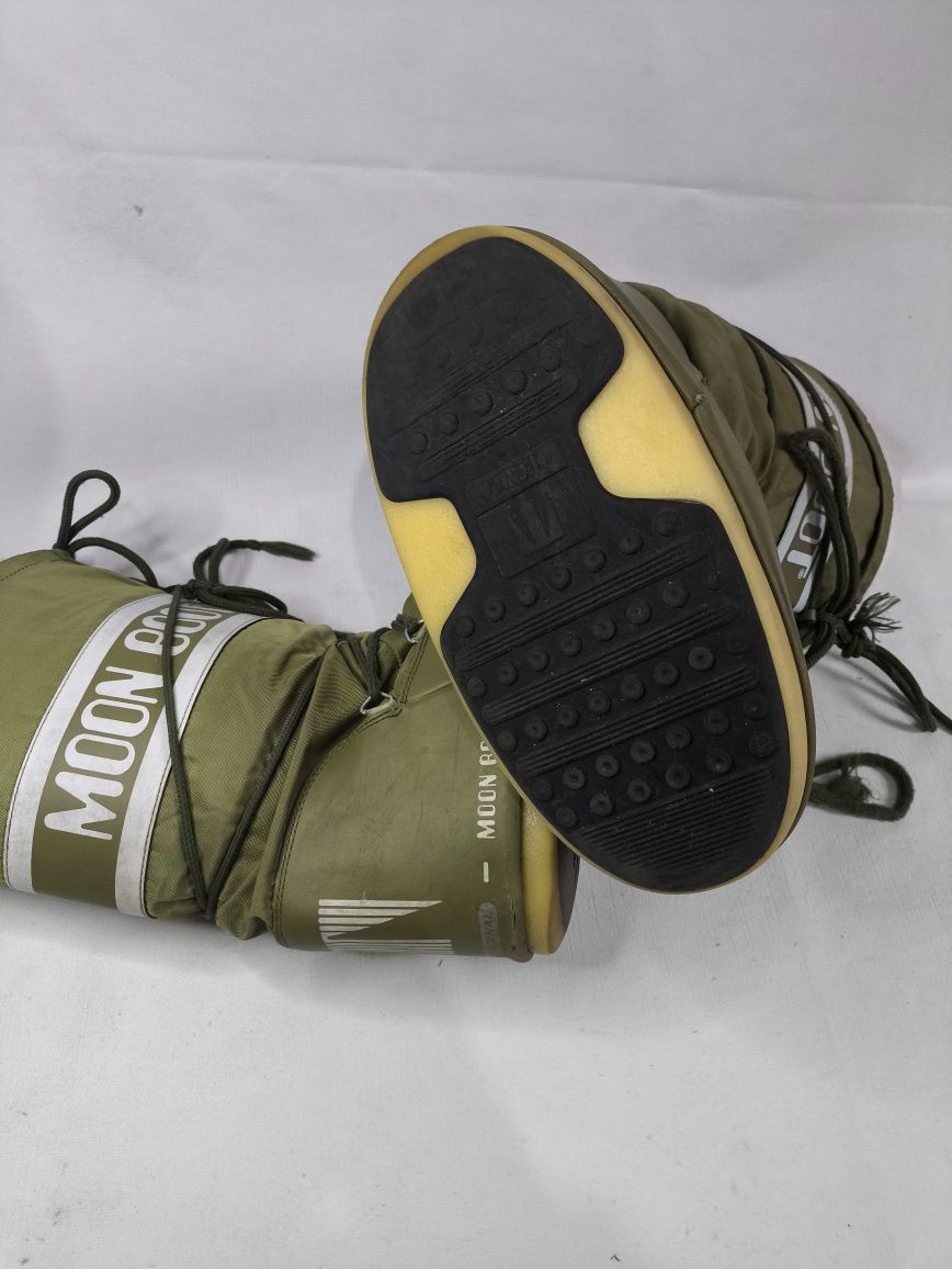 Moon Boot Wysokie Orginalne Buty Śniegowce rozmiar  39-41 kaki