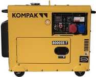 Gerador a diesel Arranque eléctrico 7,9 kVA 400V KP-8000SE-T SB27