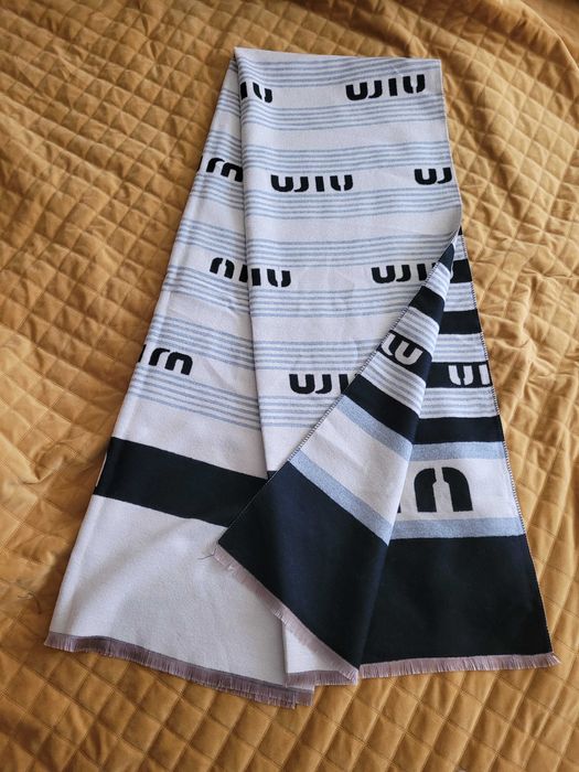 Szalik dwustronny zimowy kaszmirowy