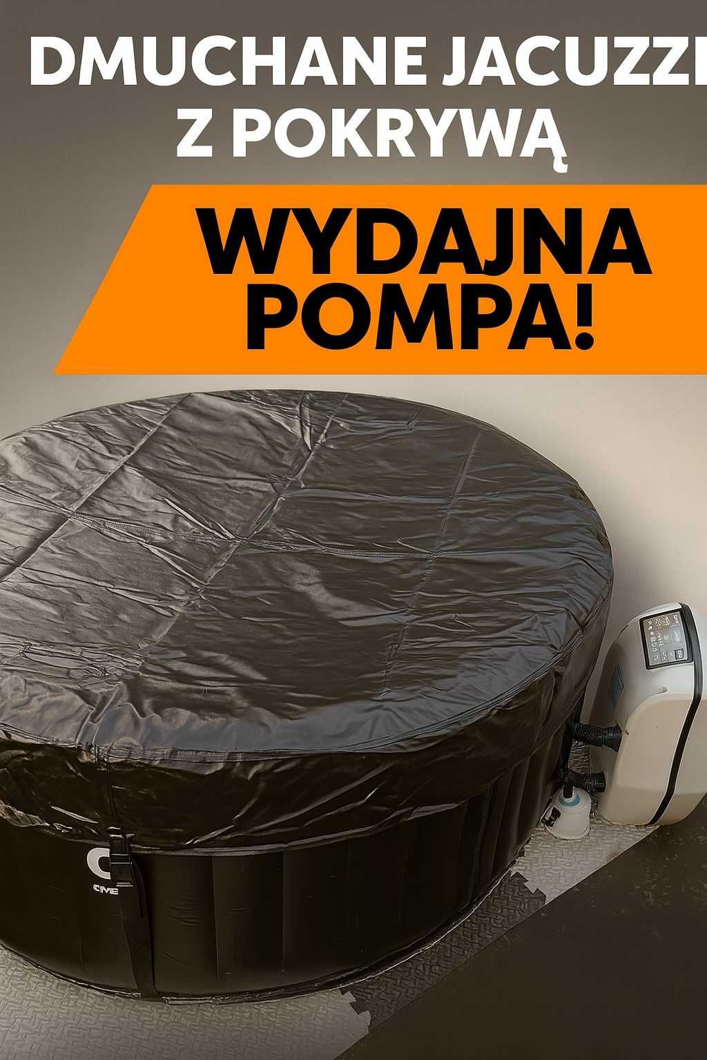 NOWE Podgrzewane Dmuchane Jacuzzi Spa z Hydromasażem Na 3 Osoby+ Filtr