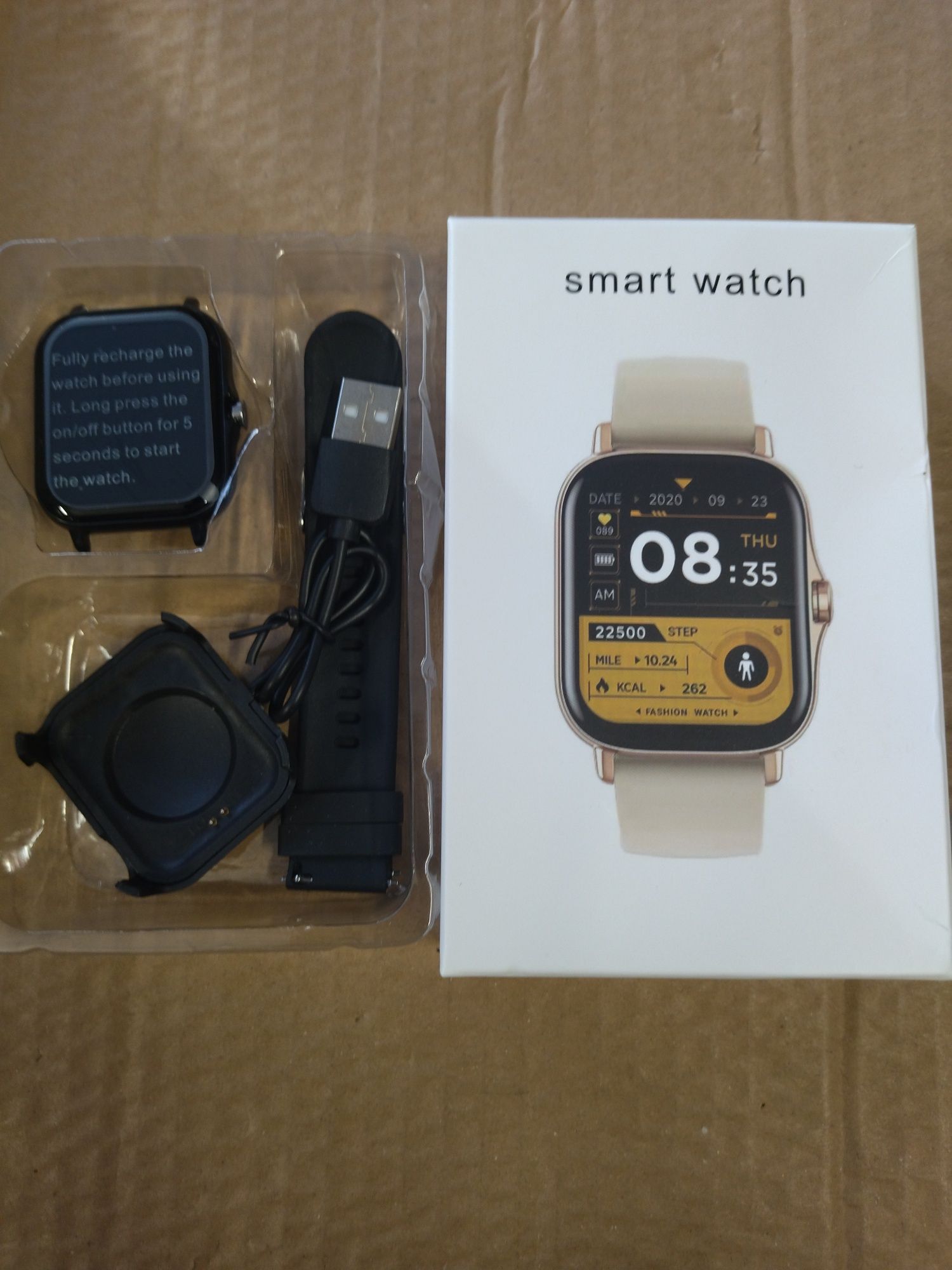 Smartwatch Y13, pełny monitoring