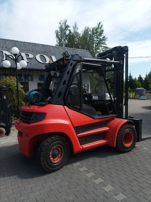 Wózek widłowy LINDE H70T widlak duplex, nowe opony, przesuw 394