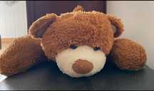 Peluche Urso deitado cor castanho