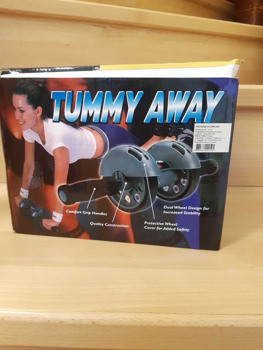Tummy away.  Roller, przyrząd do ćwiczeń, mięśnie brzucha, nowy