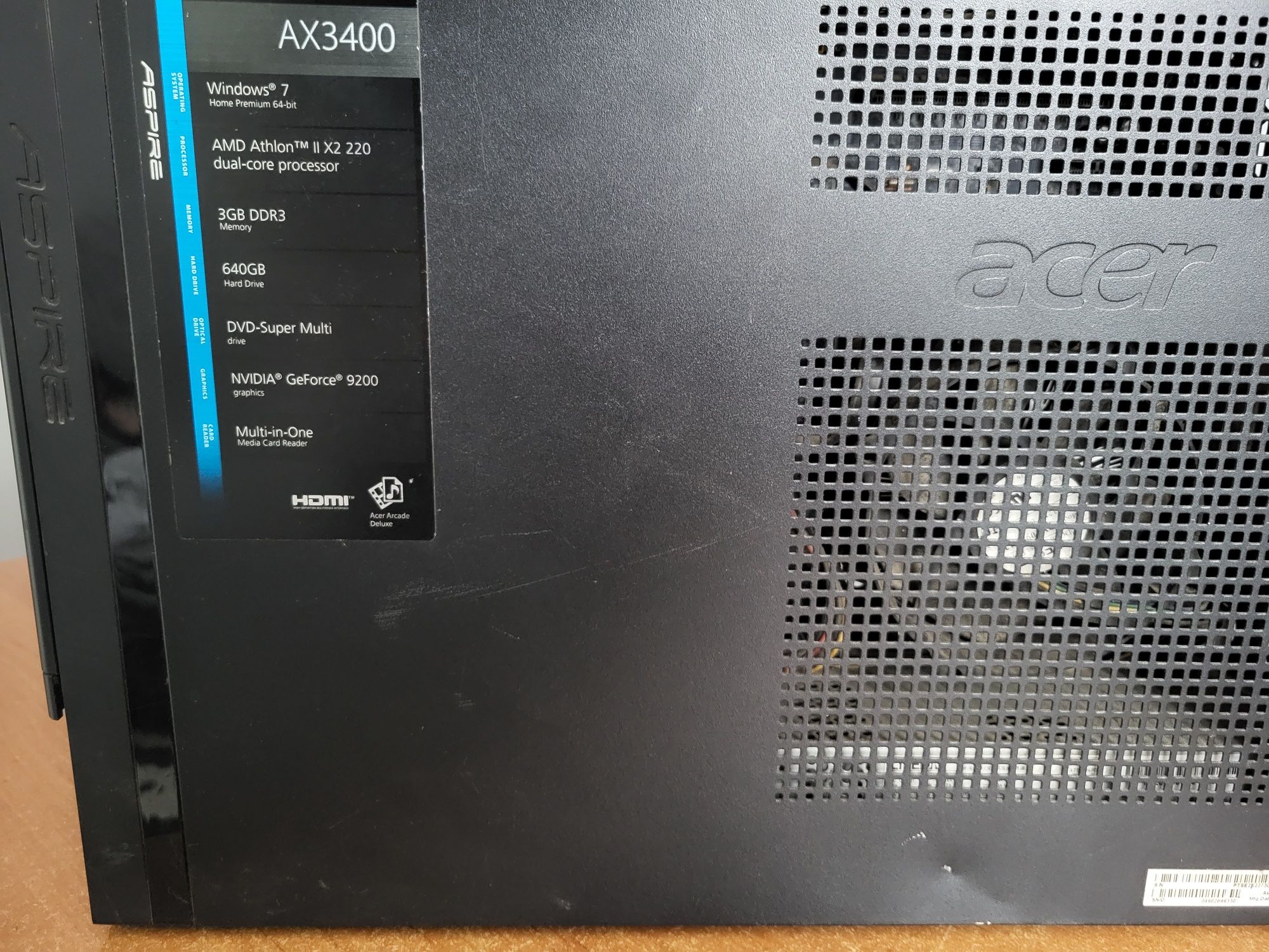 Acer Aspire AX3400
