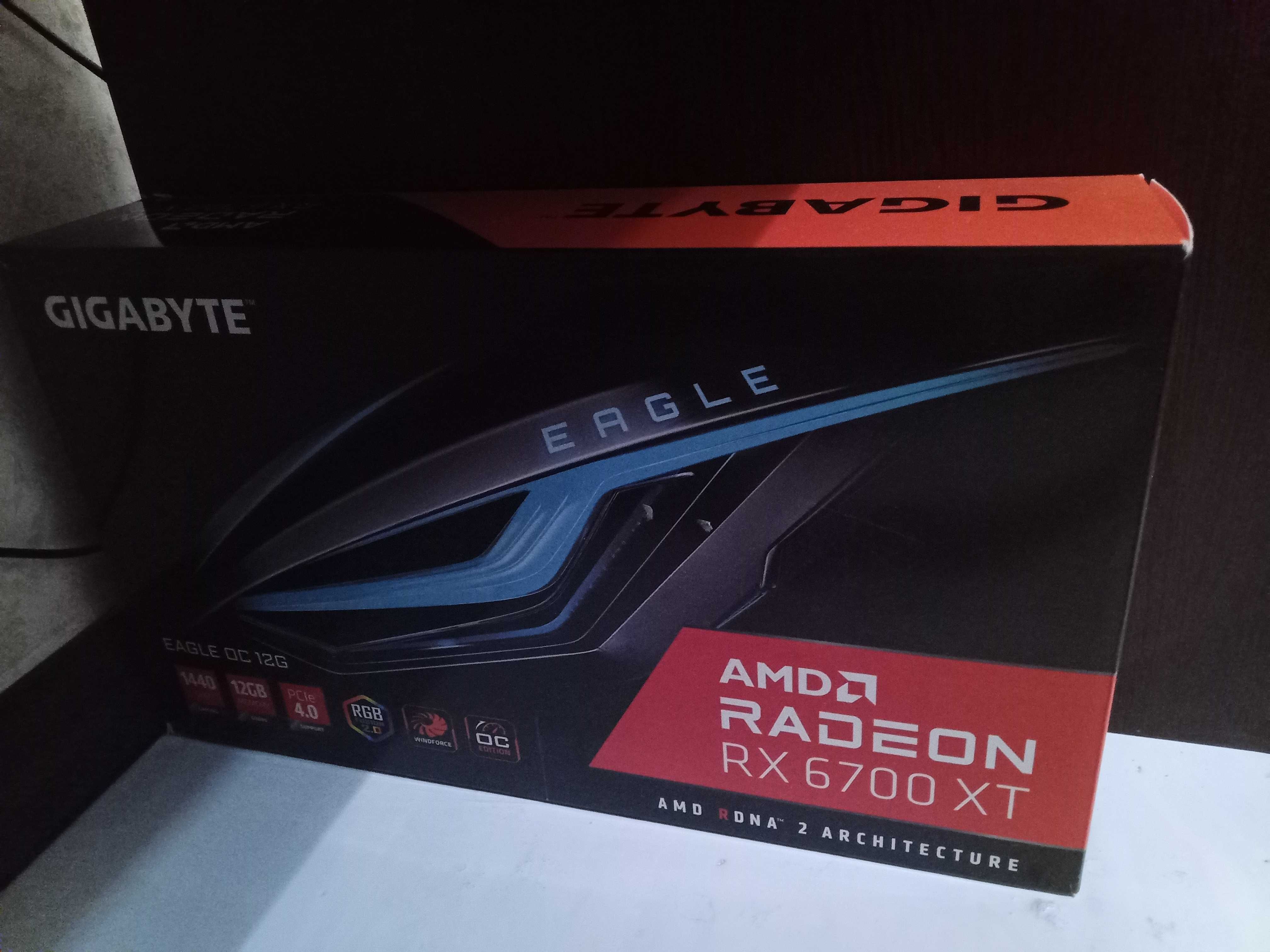 Видеокарта Gigabyte AMD Radeon RX 6700 XT Eagle 12Gb