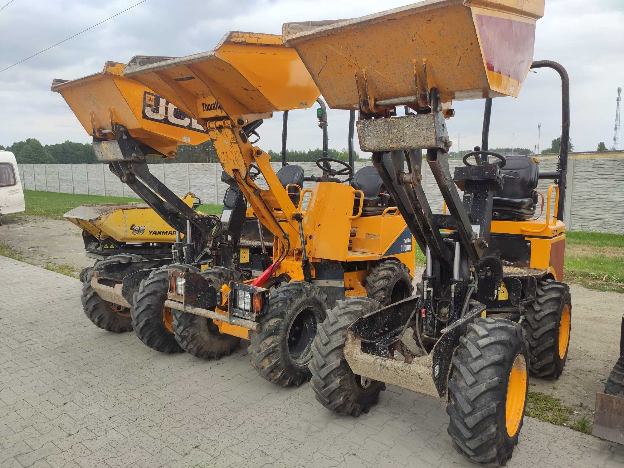 WOZIDŁO BUDOWLANE WYNAJEM KONIN 6 ton 1 tona 3 ton Wypożyczalnia Walec