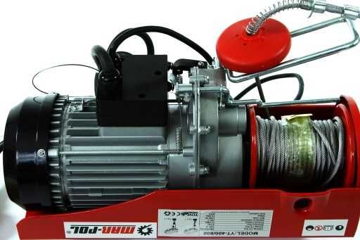 WYCIĄGARKA wciągarka elektryczna LINOWA 800KG 230V 12m