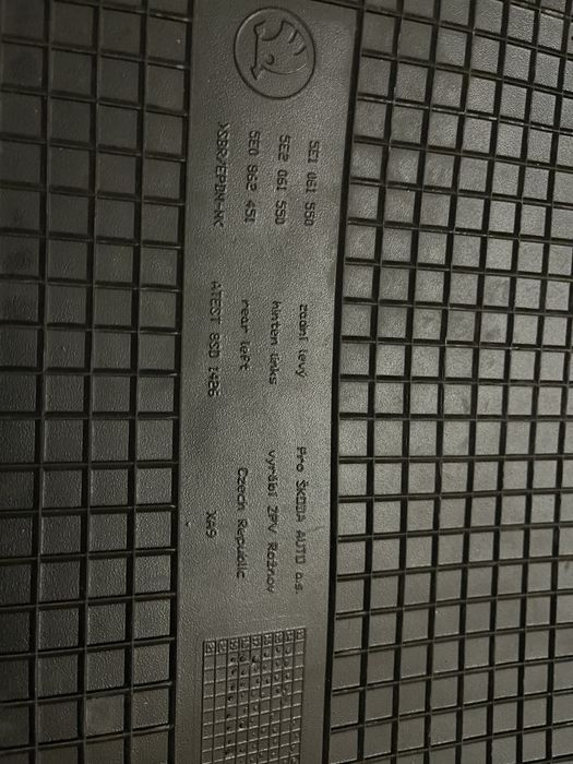 Dywaniki tylne Octavia 3