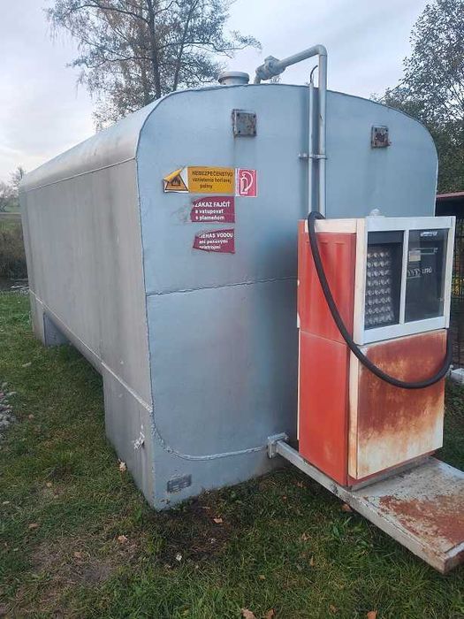 Zbiornik na paliwo mikrostacja mobilna