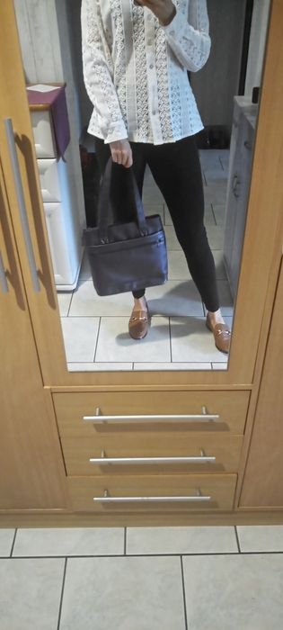 Fioletowa śliwkowa torebka