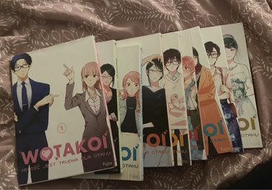 Wotakoi miłość jest trudna dla otaku 1-4 manga anime