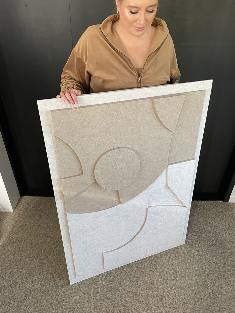 Obraz abstrakcyjny Abstract Art panel akustyczny 3D zara home