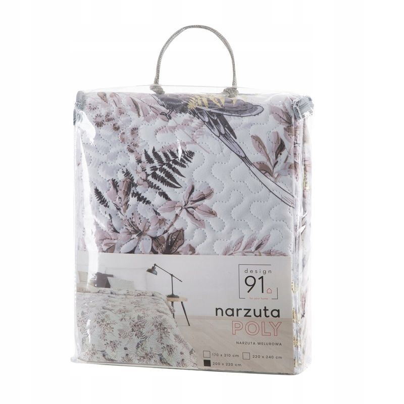 Narzuta 200x220 Pikowana Welwetowa Poly