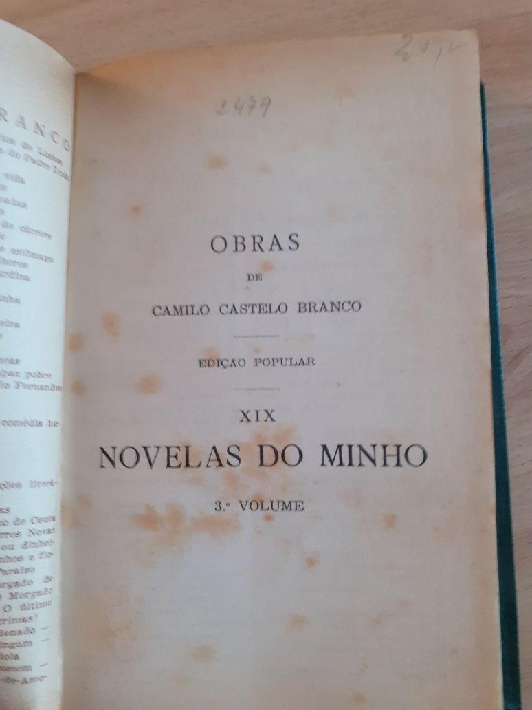 Novelas do Minho de Camilo Castelo Branco - 1965