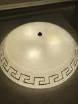 Piękna lampa sufitowa plafon grecki alabaster 50 cm 3x e27