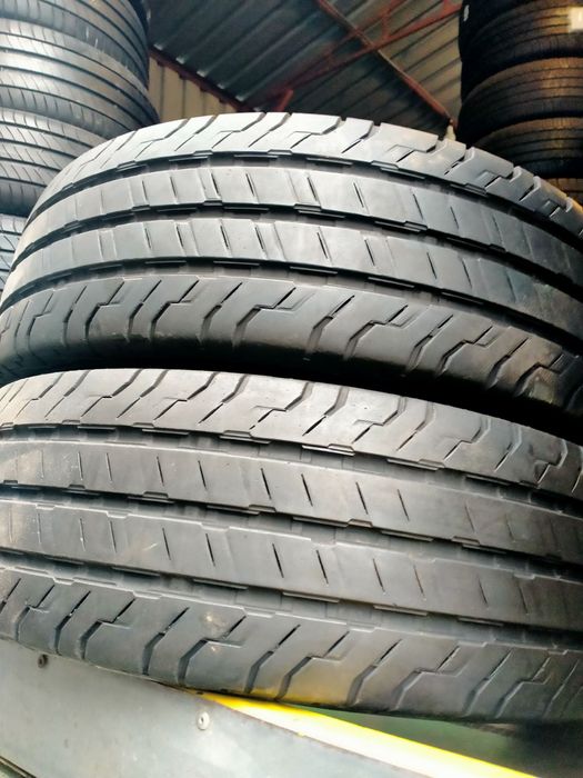 215/65/16C Continental Континенталь 2шт Літо шини б/у