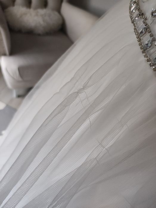 Suknia ślubna biała Princessa tiul