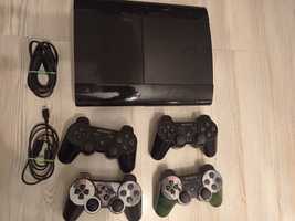 Konsola Sony PlayStation 3 Super Slim - PS3 (CECH-4304A) + 4 pady