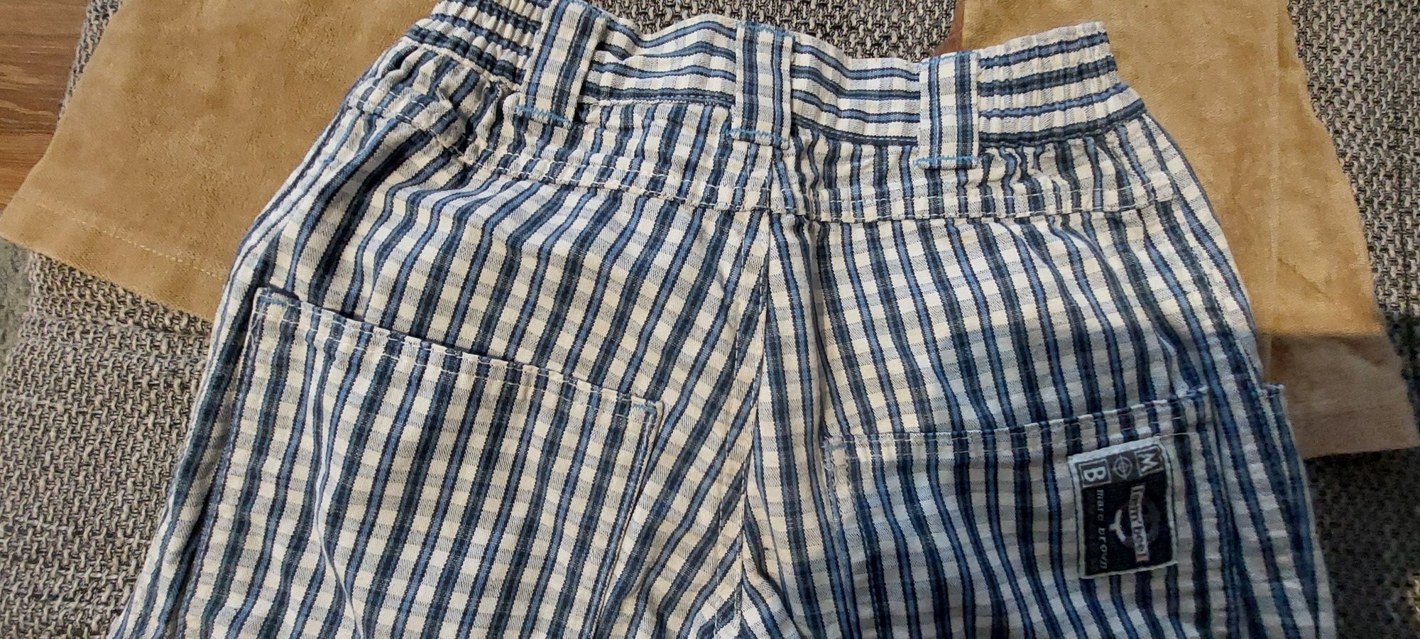 2 pary spodni Jeans kratka i velur rozmiar 228 cm