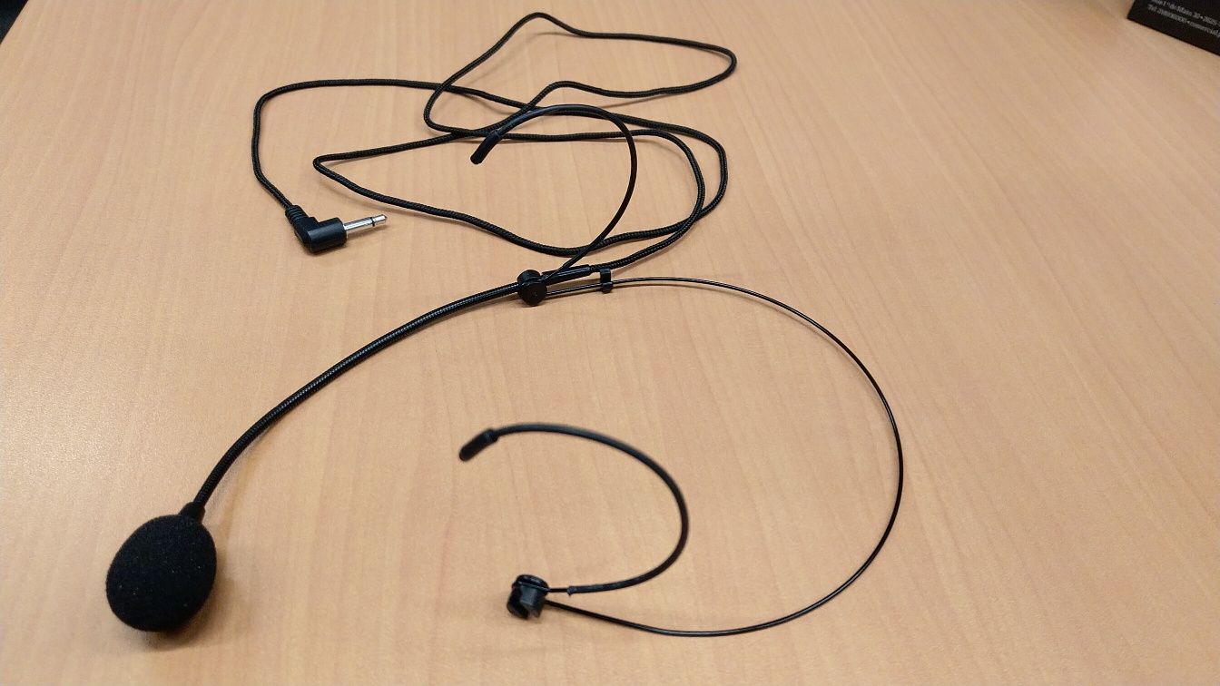 Headset microfone compatível sistemas sem fios