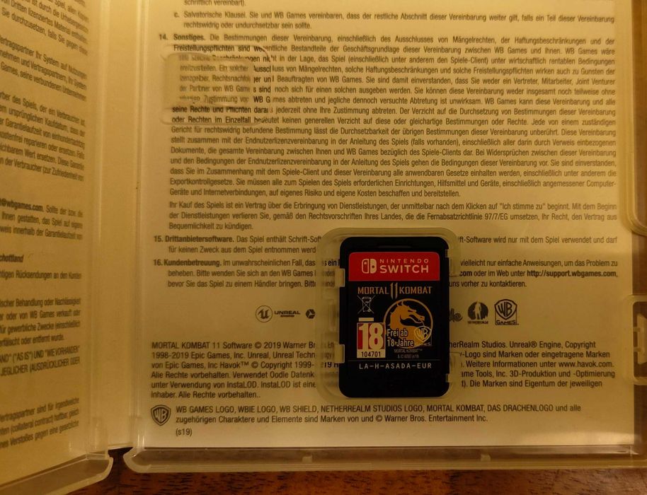 Mortal Kombat 11 Nintendo Switch