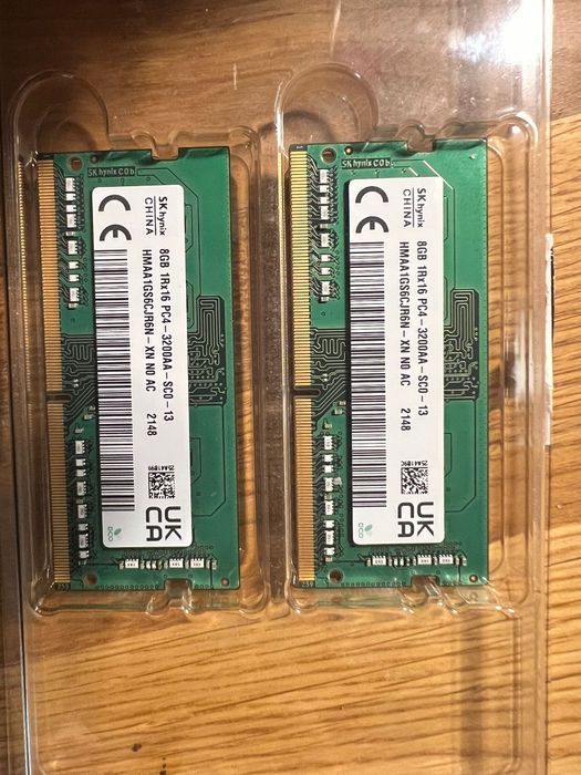 Pamięć do laptopa 2x8gb sodimm DDR4