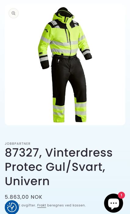 Kombinezon roboczy zimowy UNIVERN rozm. S/M/L/XL