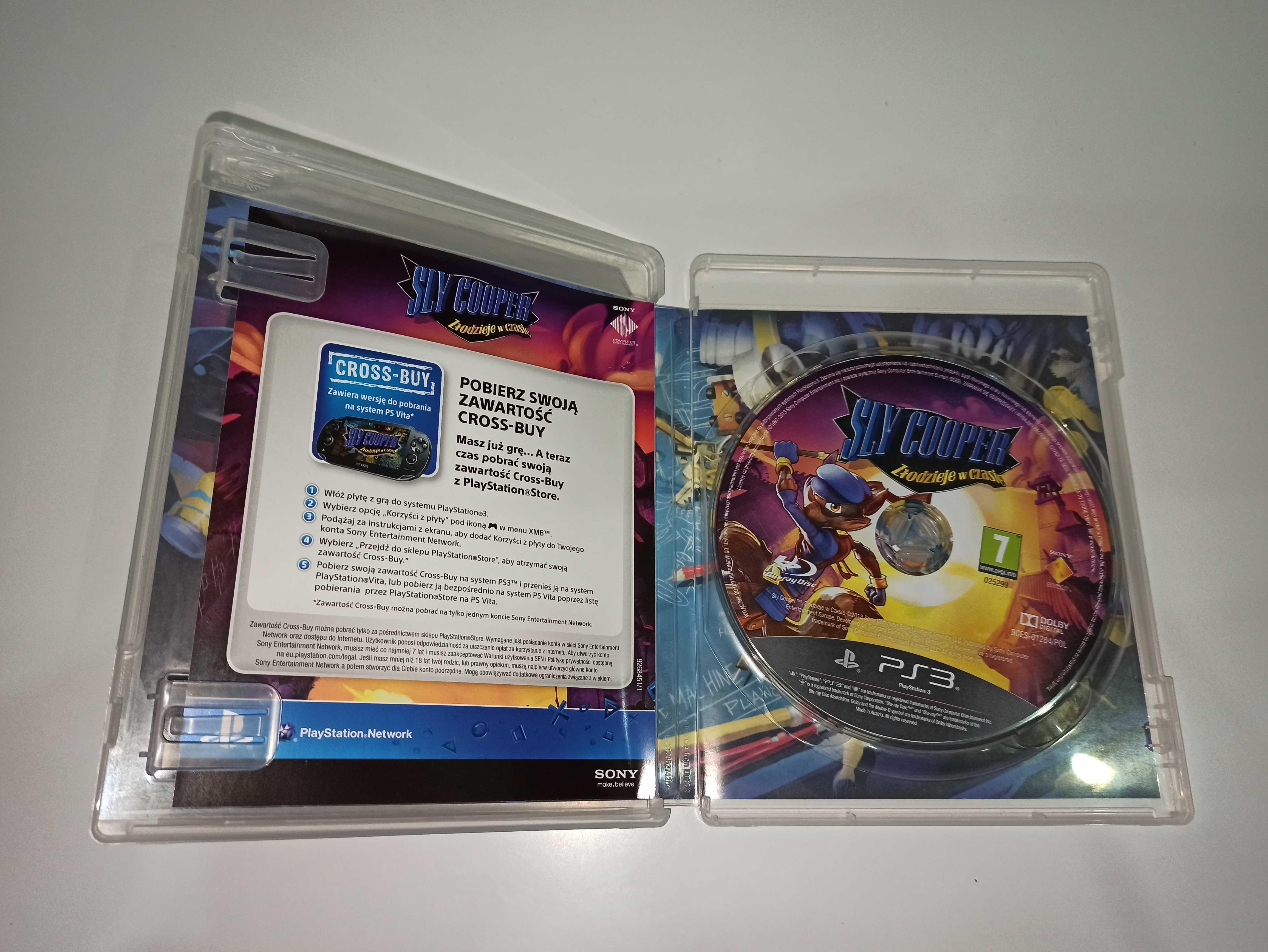 ps3 SLY COOPER ZŁODZIEJE W CZASIE PL postacie mówią po polsku UNIKAT