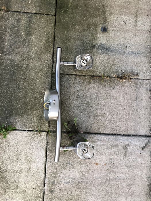 Lampa srebna kinkiet