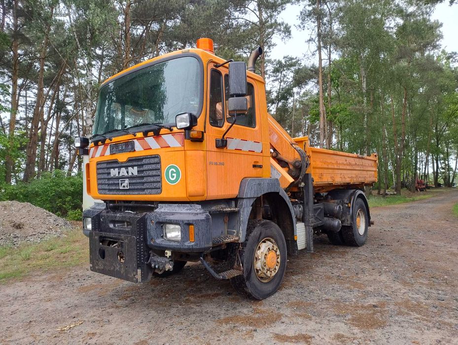 man 19.310 , 4x4 , wywrotka z hds , specjalny , sprowadzony z niemiec