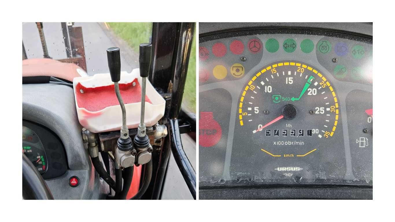 Maszt do ciągnika Ursus 3502 sadowniczy lekki widlak wózek