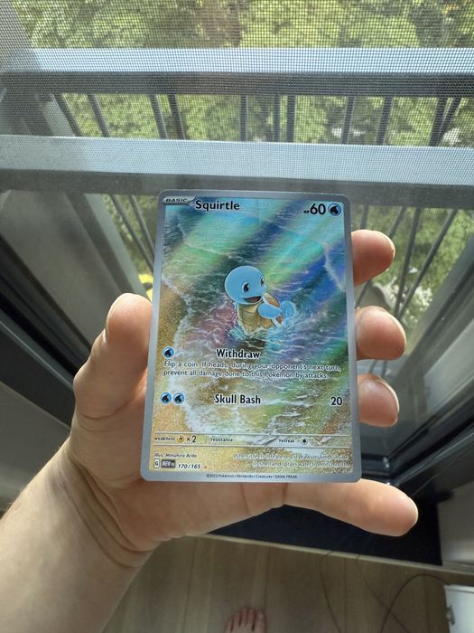 Pokemon tcg squirtle 170/165 151
