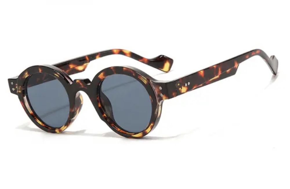 Oculos Sol Retro Leopard