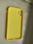 Case Apple iPhone 11 silicone etui żółte