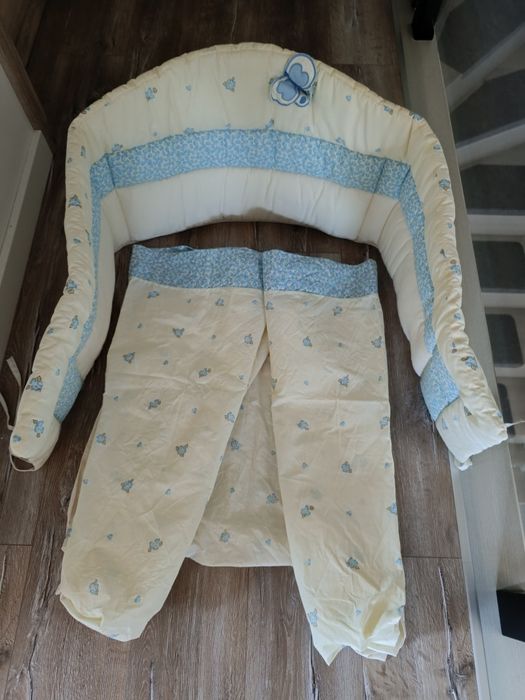 Osłona i baldachim do łóżeczka Gluck nowe