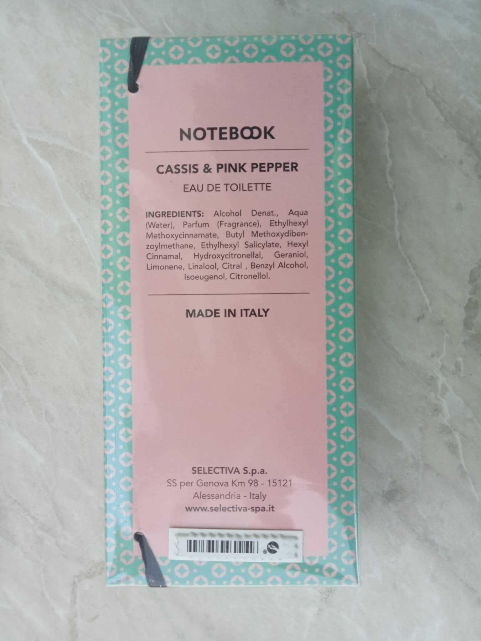 Туалетная вода Notebook Fragrances Cassis & Pink Pepper