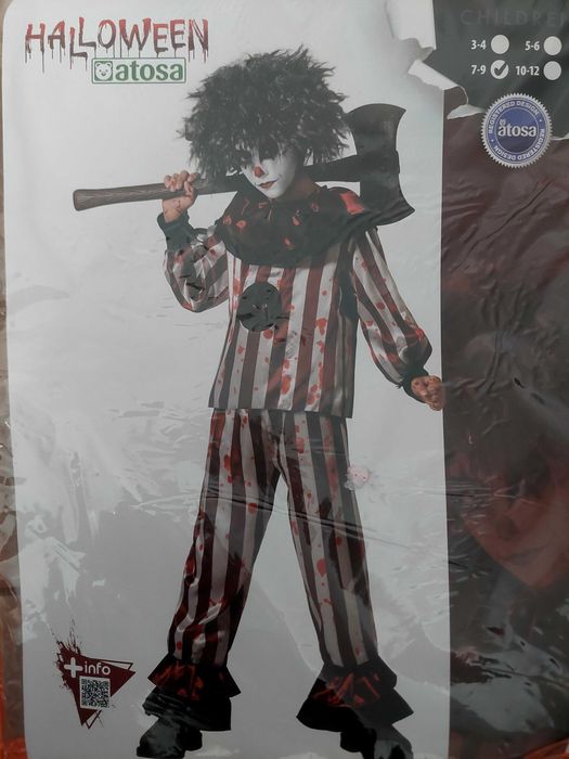 Halloween fato de criança 7-9 anos
