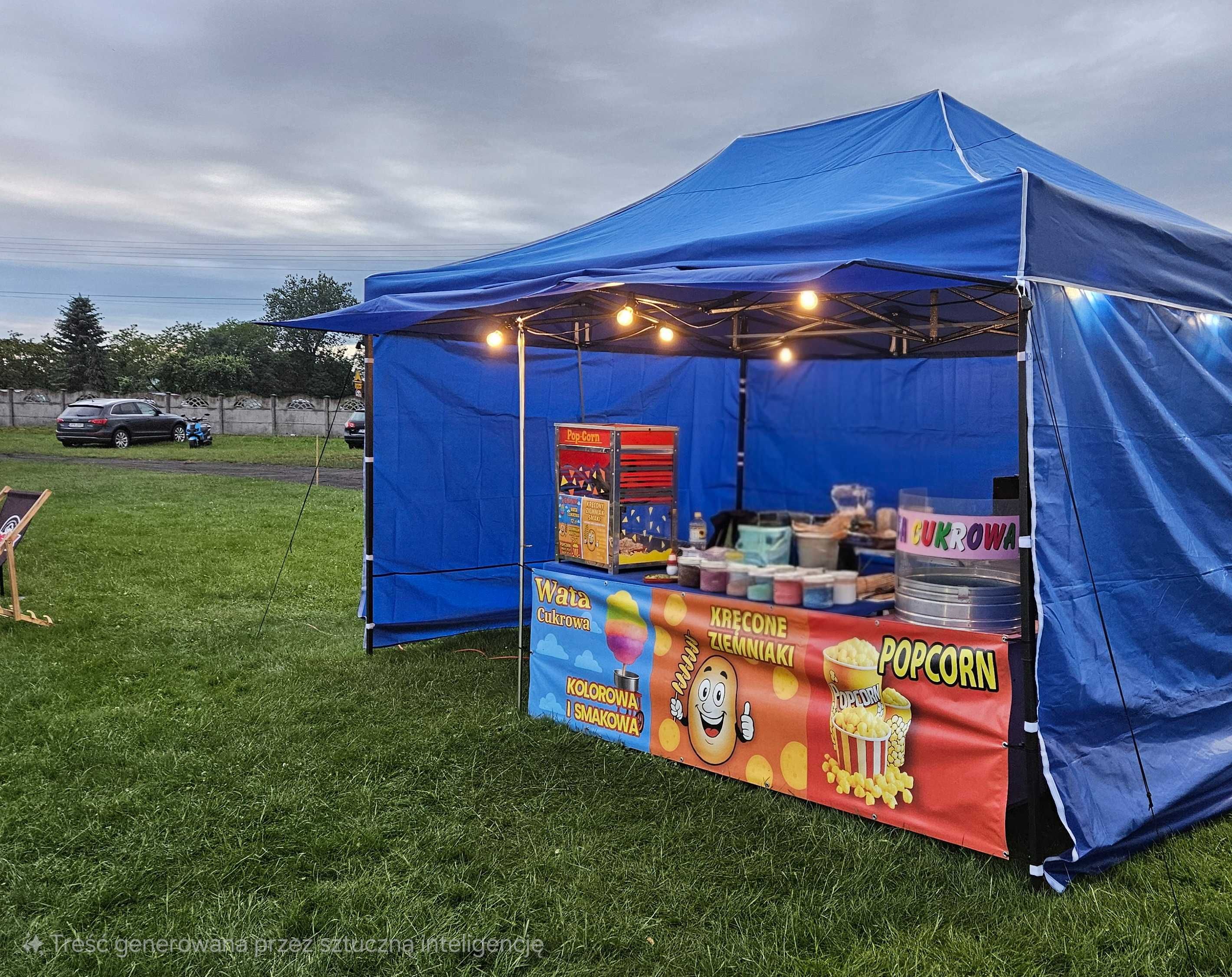Wata cukrowa, popcorn, ziemniak kręcony – atrakcje na event