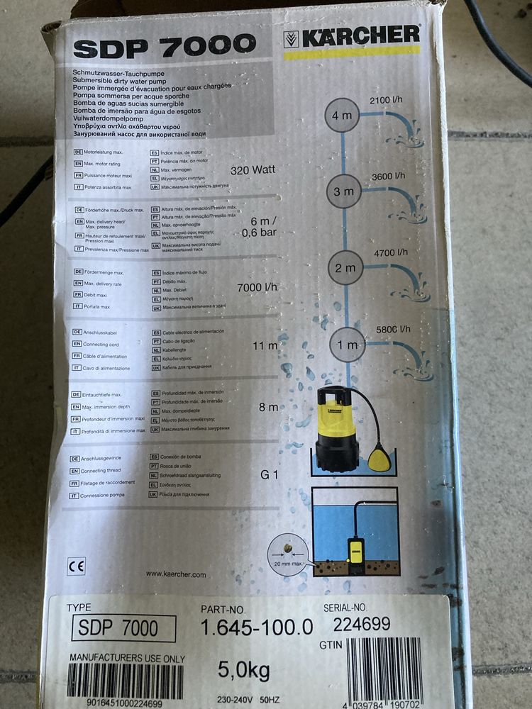 Bomba de agua nova!