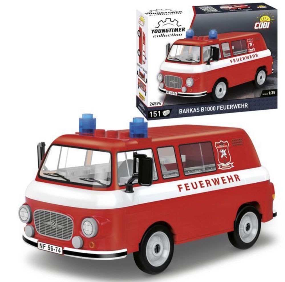 Klocki cobi 24594 Barkas B1000 Feuerwehr