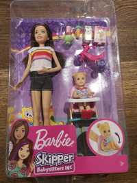 Nowy zestaw Barbie Skipper babysitter opiekunka karmienie