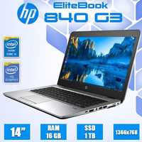 HP EliteBook 840 G3 14" i5 6200U 16GB DDR4 1TB SSD