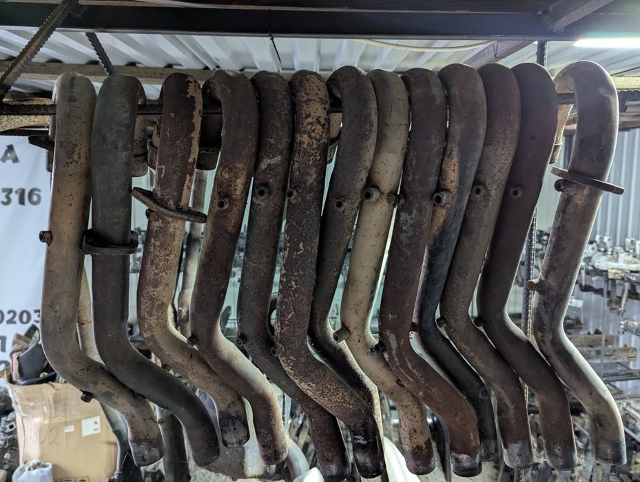 Вихлопні коліна до китайських ендуро мотоциклів,перехідні під акрап!