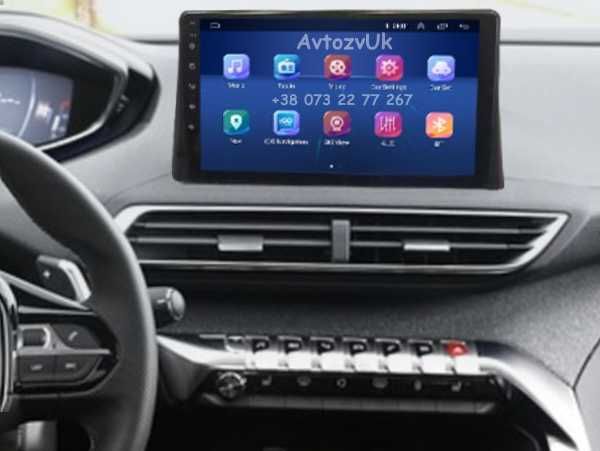 Магнитола PEUGEOT 208 2008 3008 4008 5008 Дисплей CarPlay Android 14