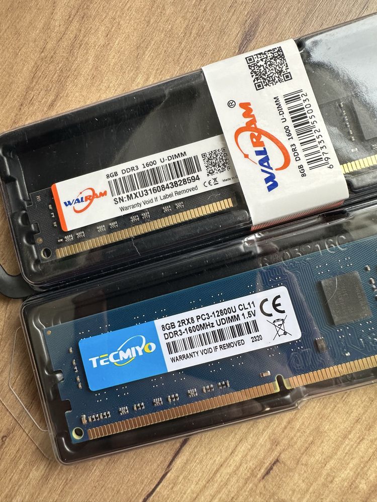 Оперативна пам'ять ОЗУ DDR3 8 gb 1600Mhz Intel AMD ддр3 для ПК Нова