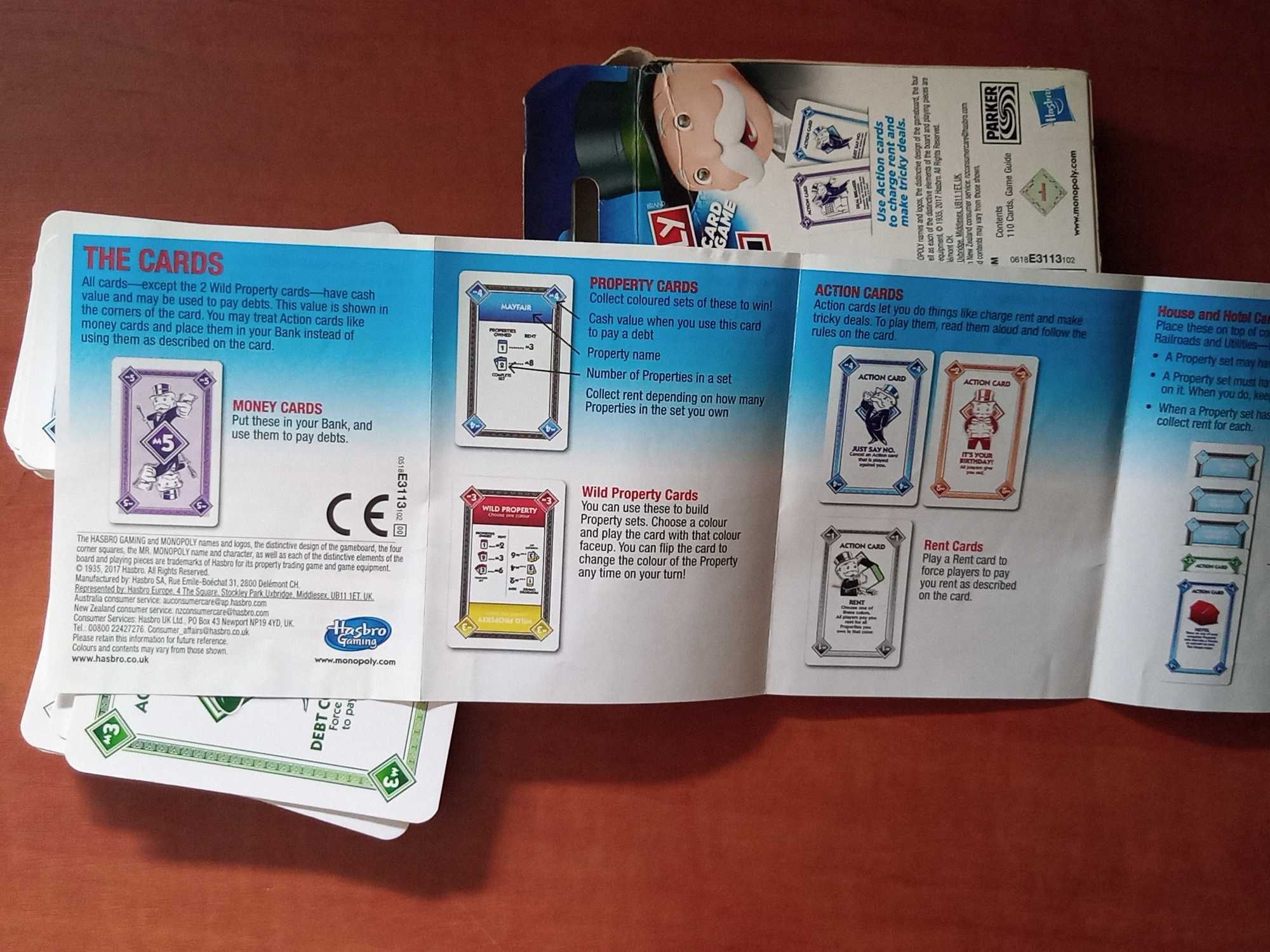 Hasbro Monopoly Deal E3113 Karciana gra towarzyska