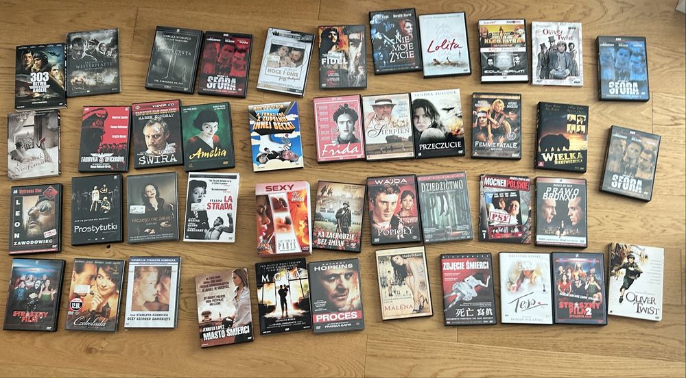 Przeróżne filmy na dvd