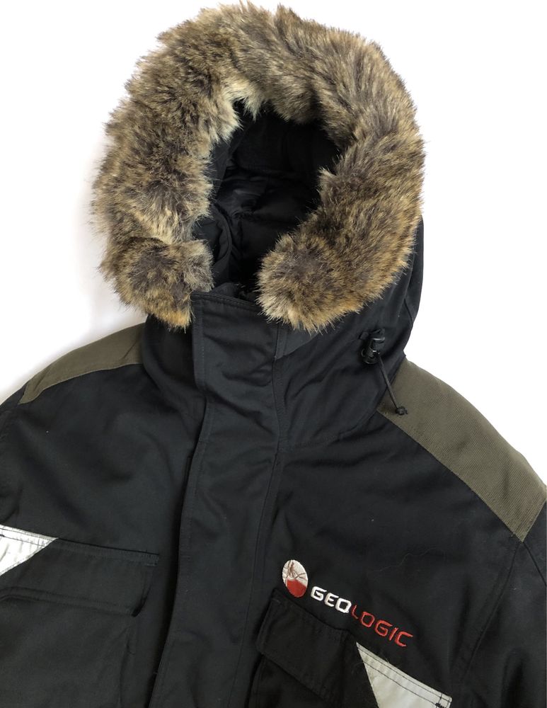 Пухова Парка Geo Logic Sibir Expedition Down Parka Зимня Куртка